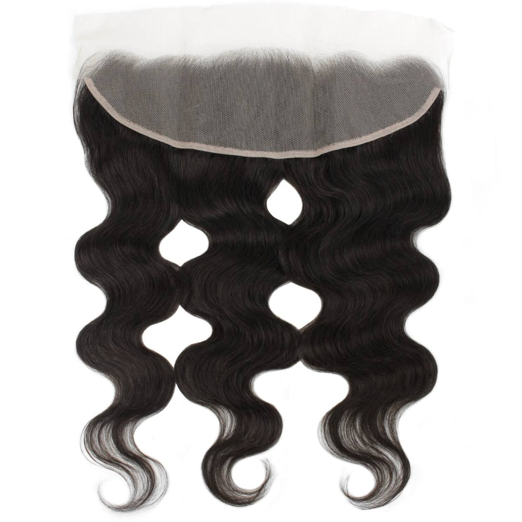 Brazilian Body Wave 13x4 Transparent Lace Human Hair Frontal