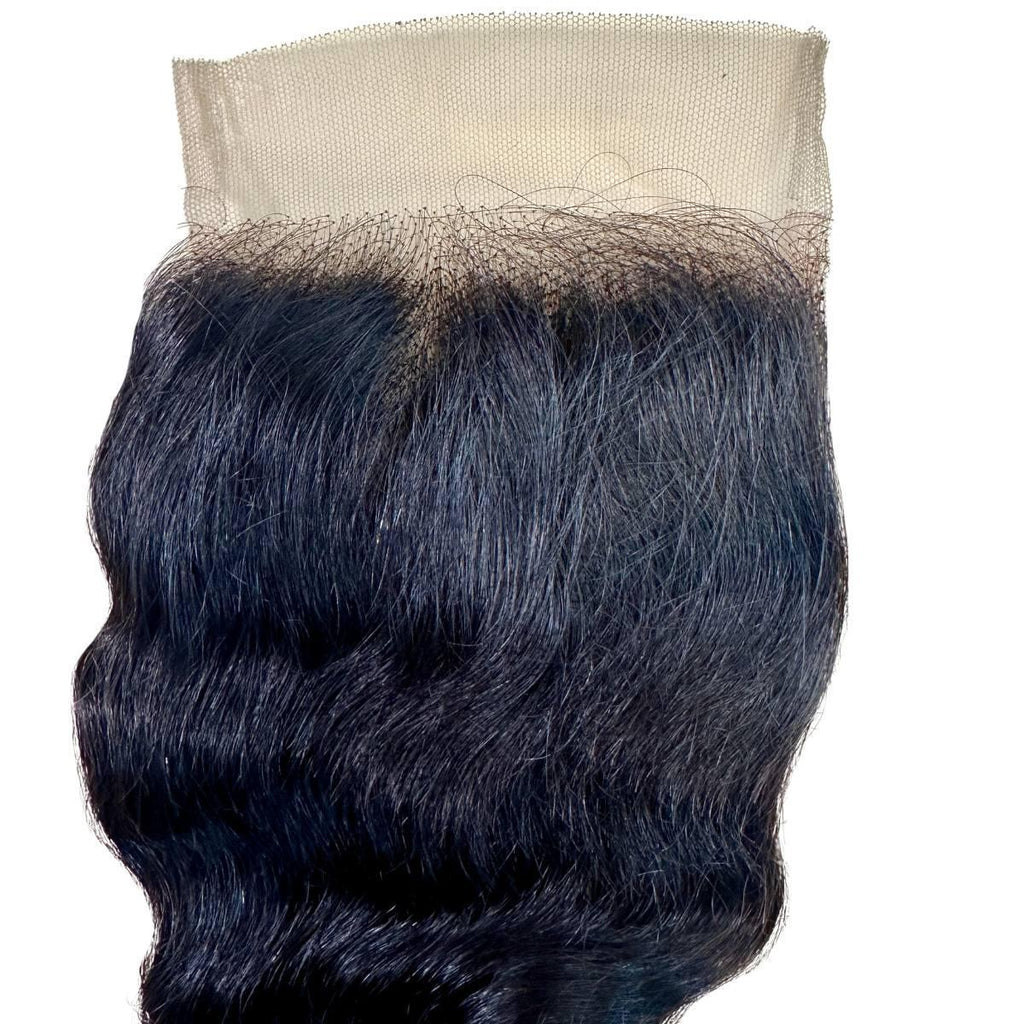 Loose Wave 4x4 Transparent Lace Human Hair Closure