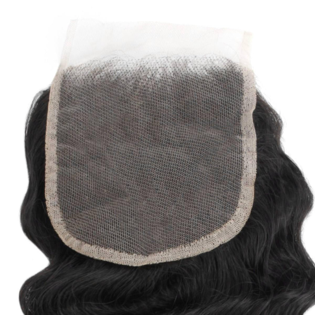 Deep Wave 4x4 Transparent Lace Human Hair Closure