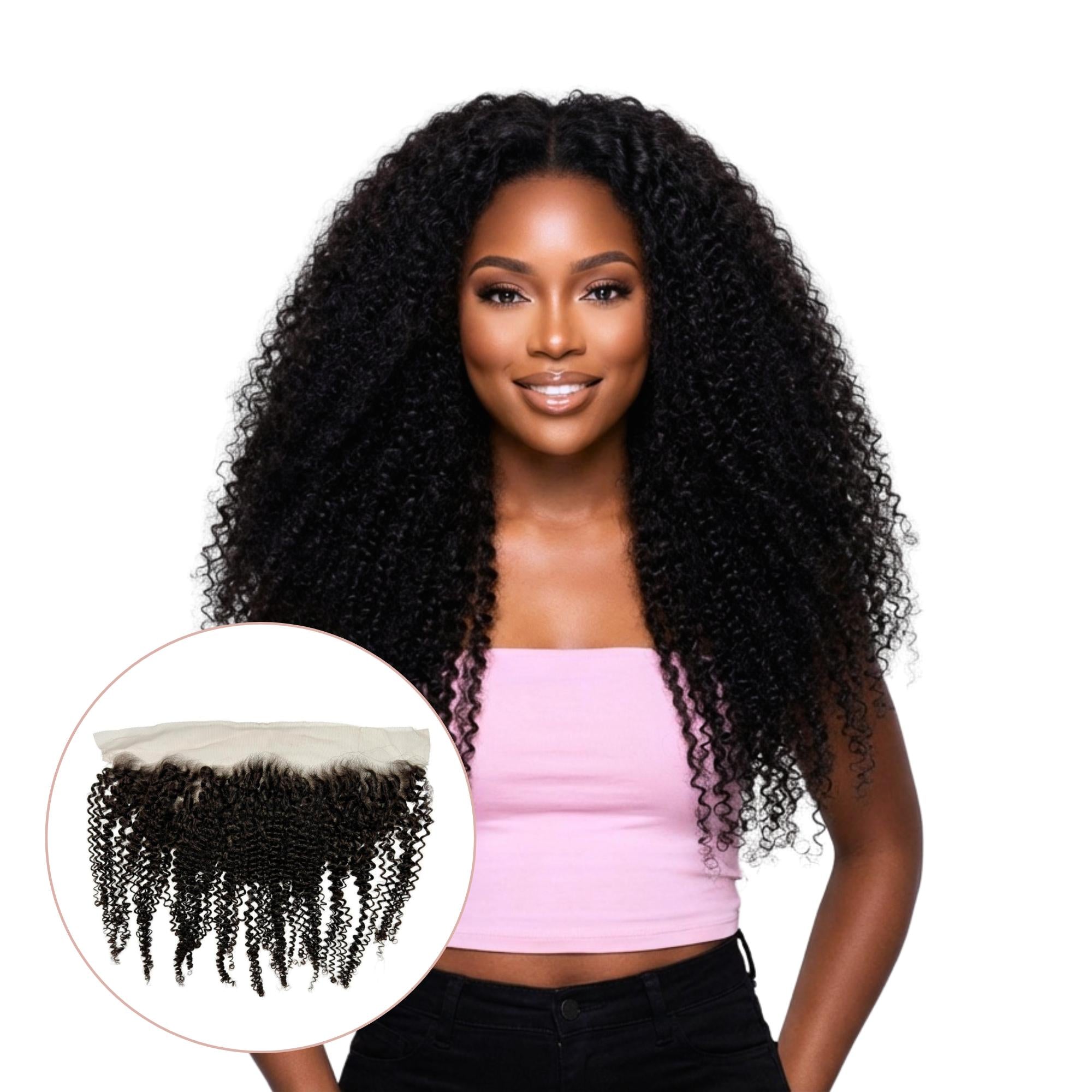 Afro Kinky 13x4 HD Lace Human Hair Frontal