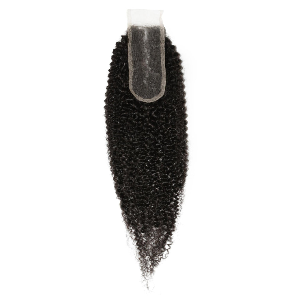 Afro Kinky 2x6 Transparent Lace Human Hair Closure