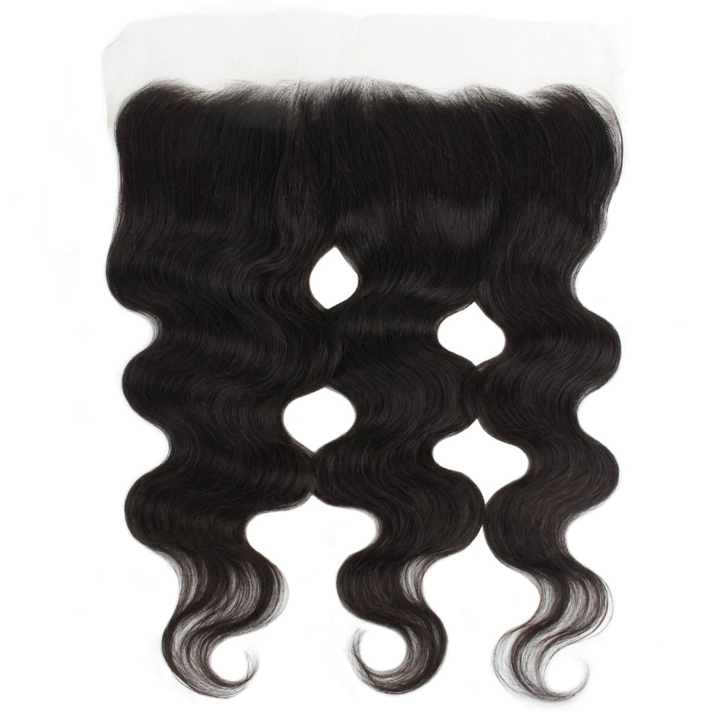 Brazilian Body Wave 13x4 Transparent Lace Human Hair Frontal