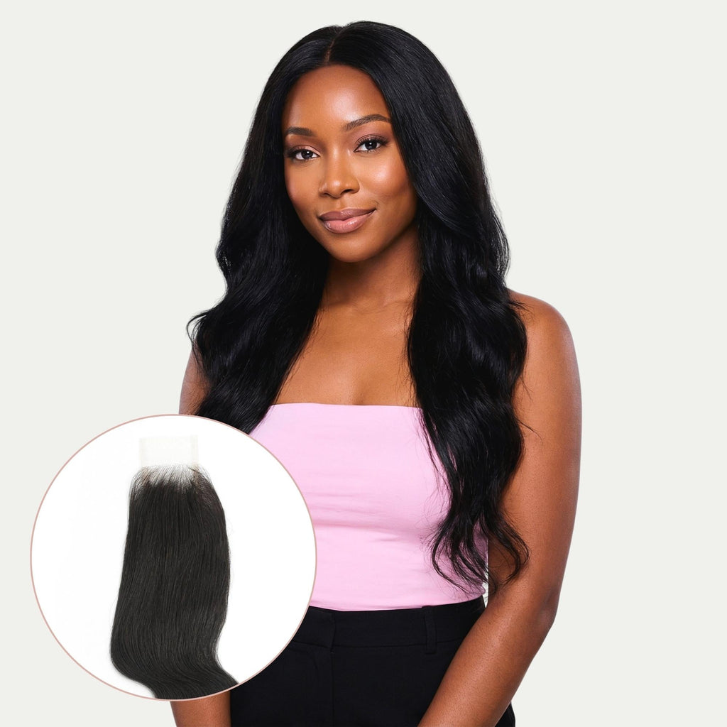 Brazilian Body Wave 2x6 Transparent Lace Human Hair Closure