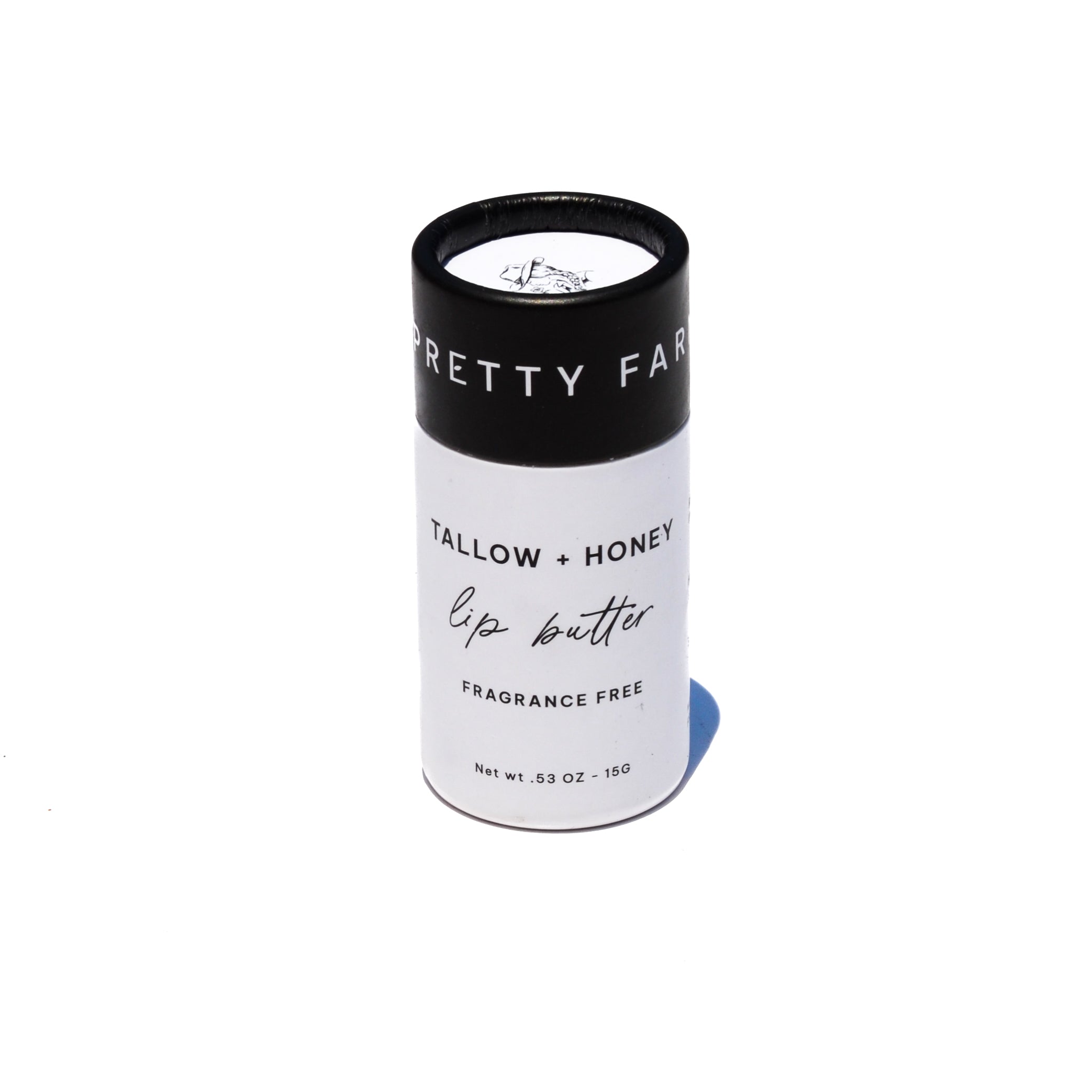 Fragrance Free Tallow + Honey Lip Butter in Eco-Friendly Travel Tubes