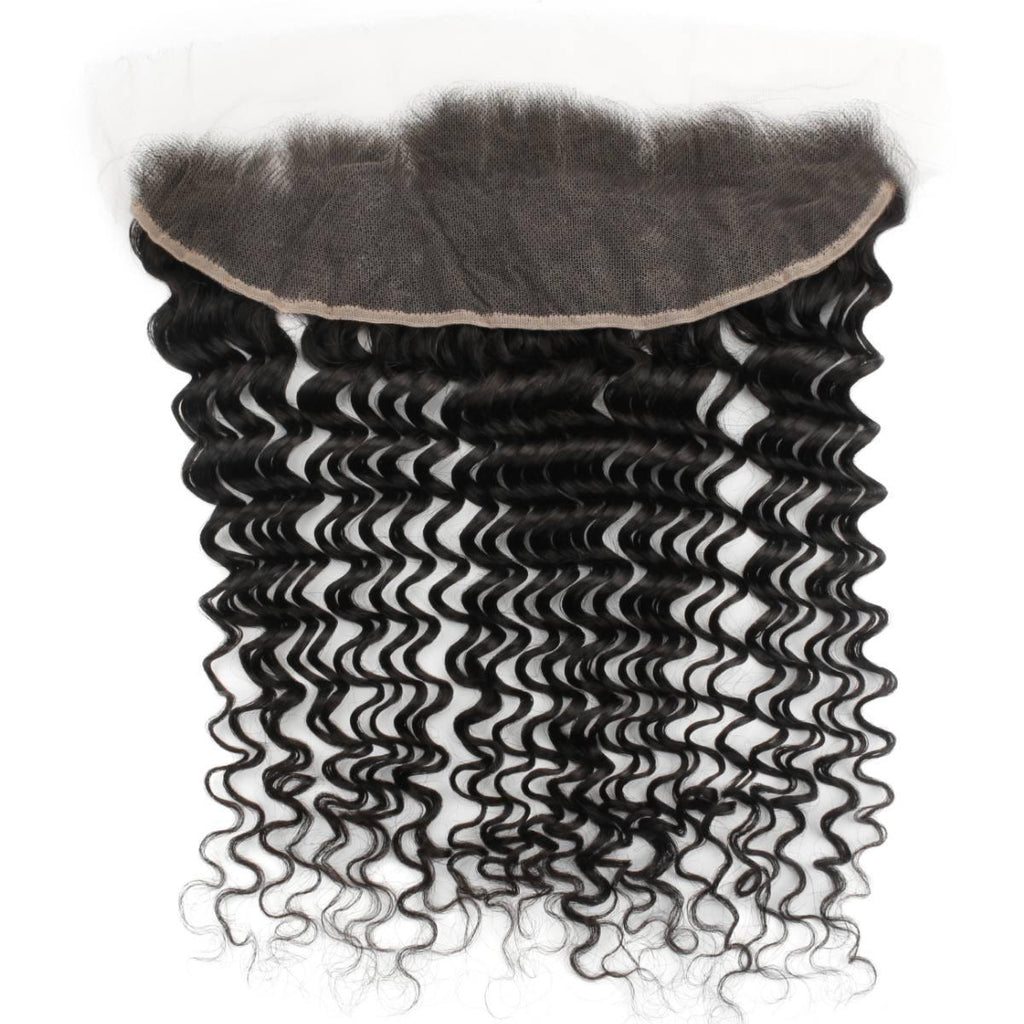 Deep Wave 13x4 HD Lace Human Hair Frontal