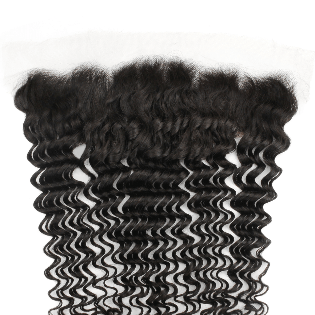 Deep Wave 13x4 HD Lace Human Hair Frontal