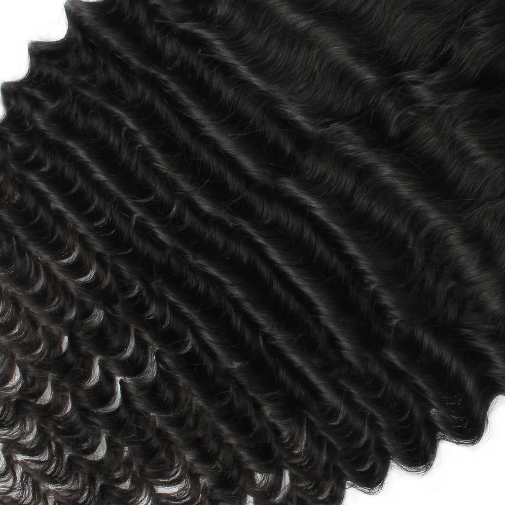 Deep Wave 13x6 HD Lace Human Hair Frontal