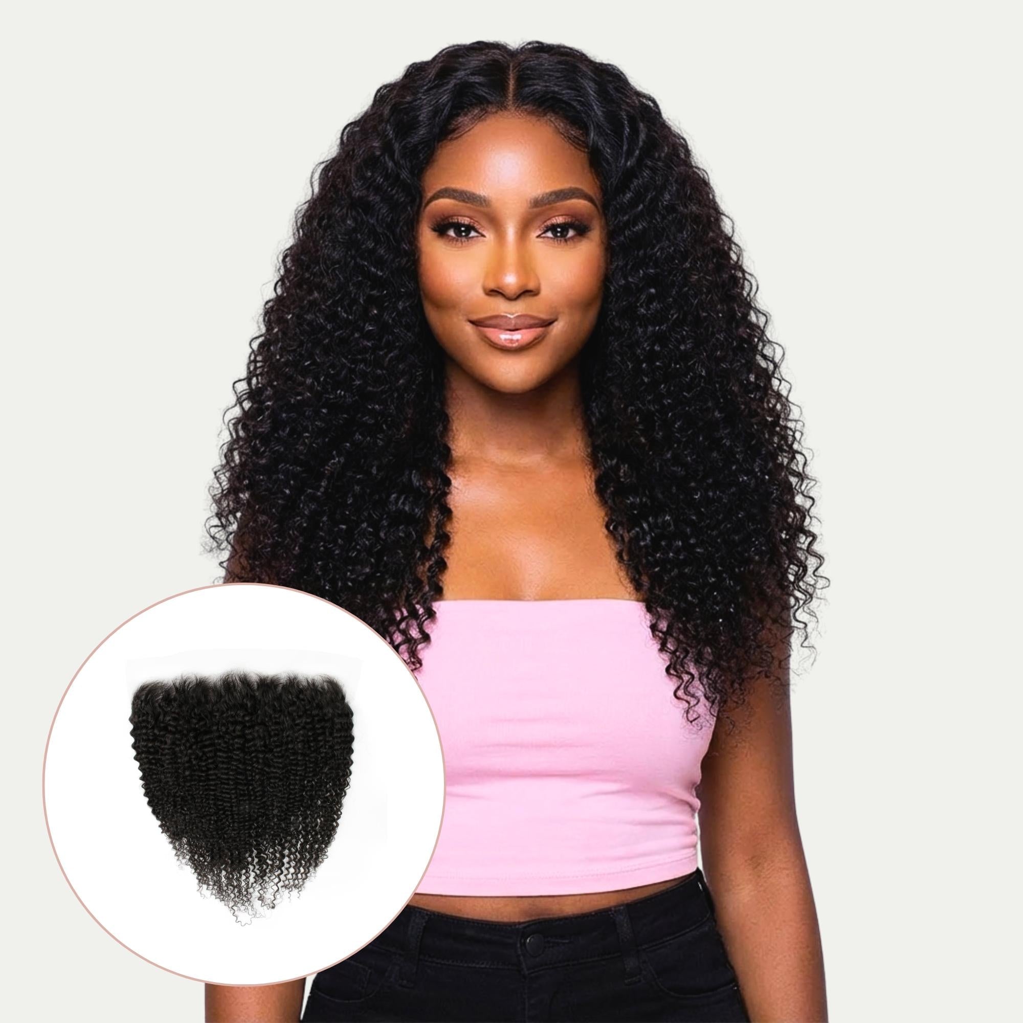 Jerry Curl 13x6 HD Lace Human Hair Frontal