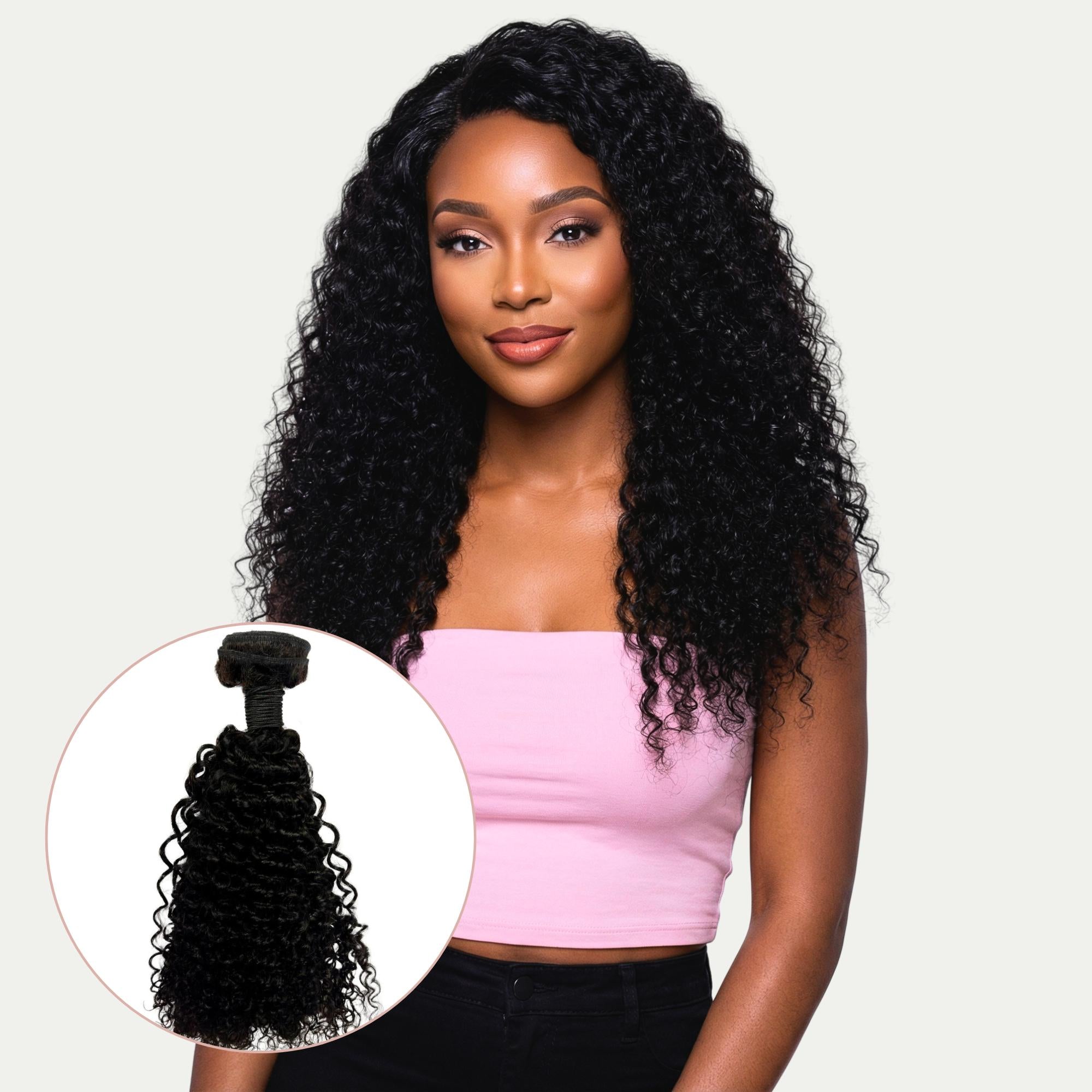 Kinky Curly 100% Human Hair Bundles