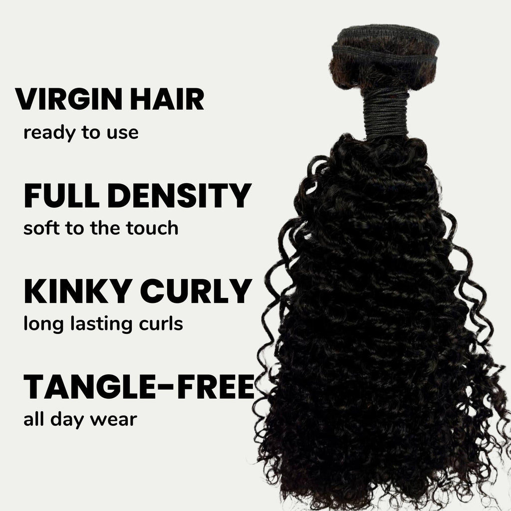 Kinky Curly 100% Human Hair Bundles