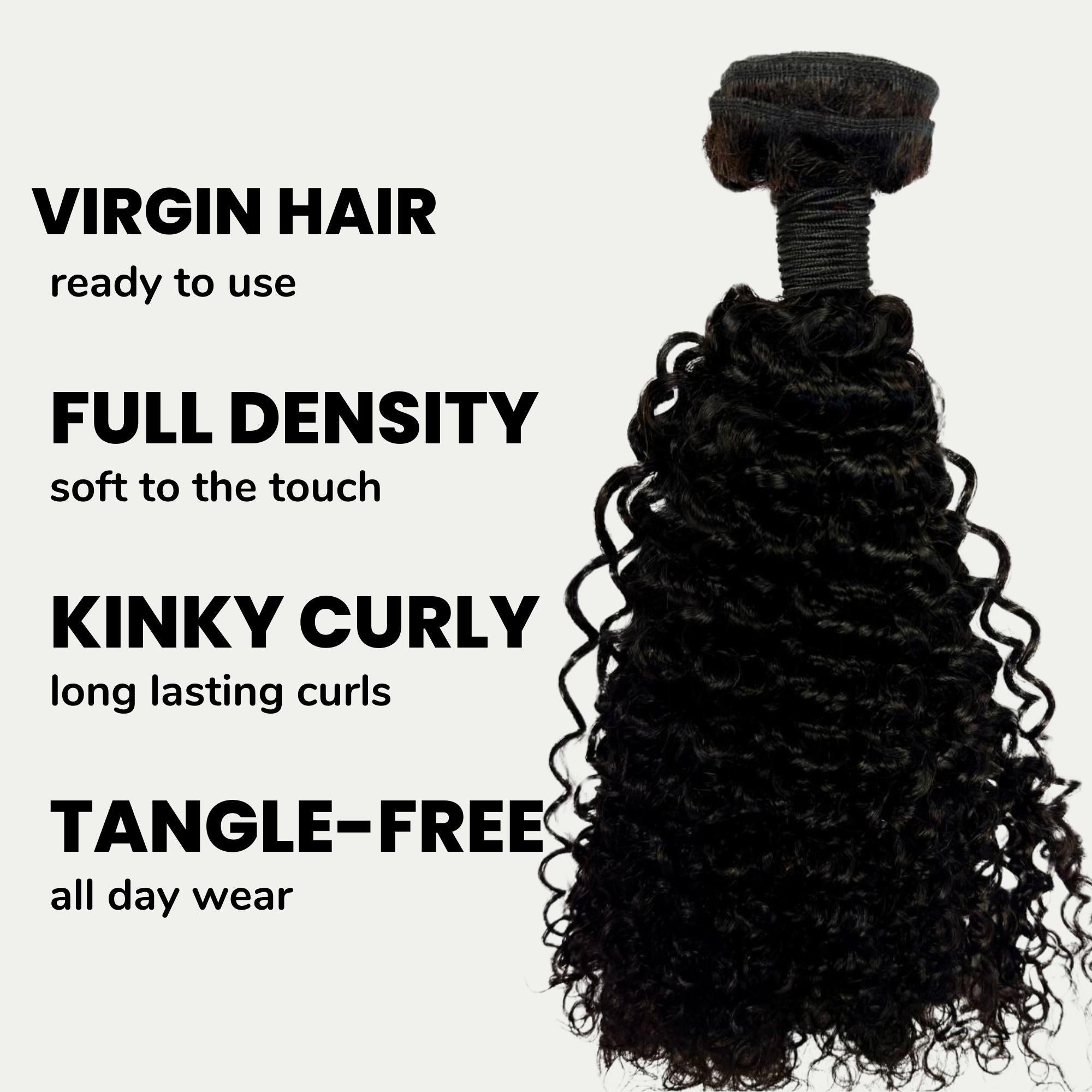 Kinky Curly 100% Human Hair Bundles