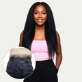 Kinky Straight 4x4 Transparent Lace Human Hair Closure