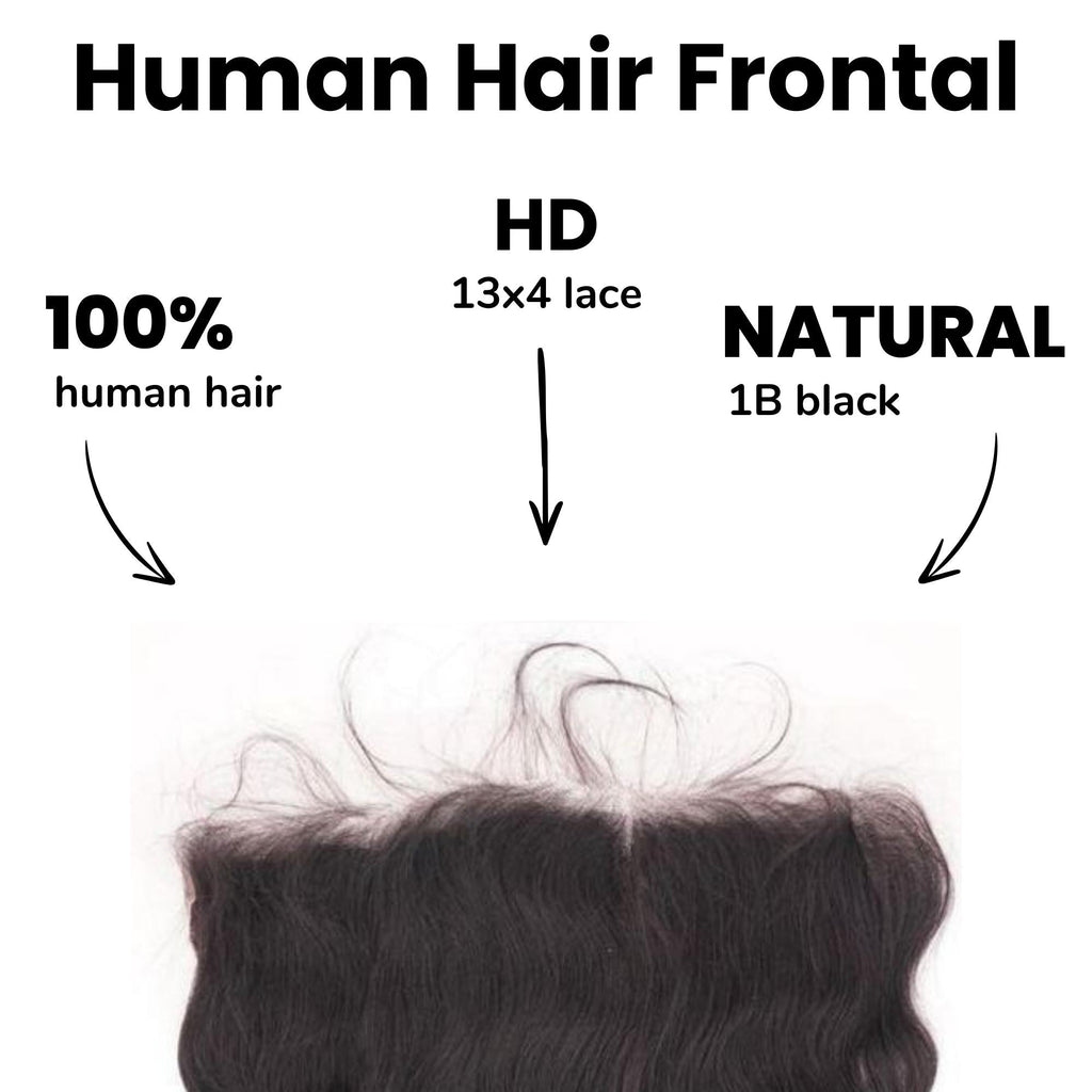 Loose Wave 13x4 HD Lace Human Hair Frontal