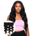 Malaysian Body Wave 13x4 Transparent Lace Human Hair Frontal