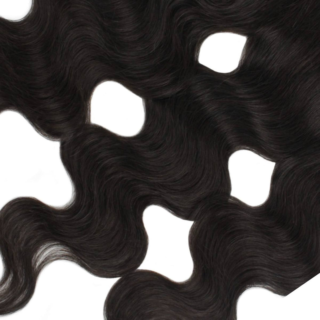 Malaysian Body Wave 13x4 Transparent Lace Human Hair Frontal