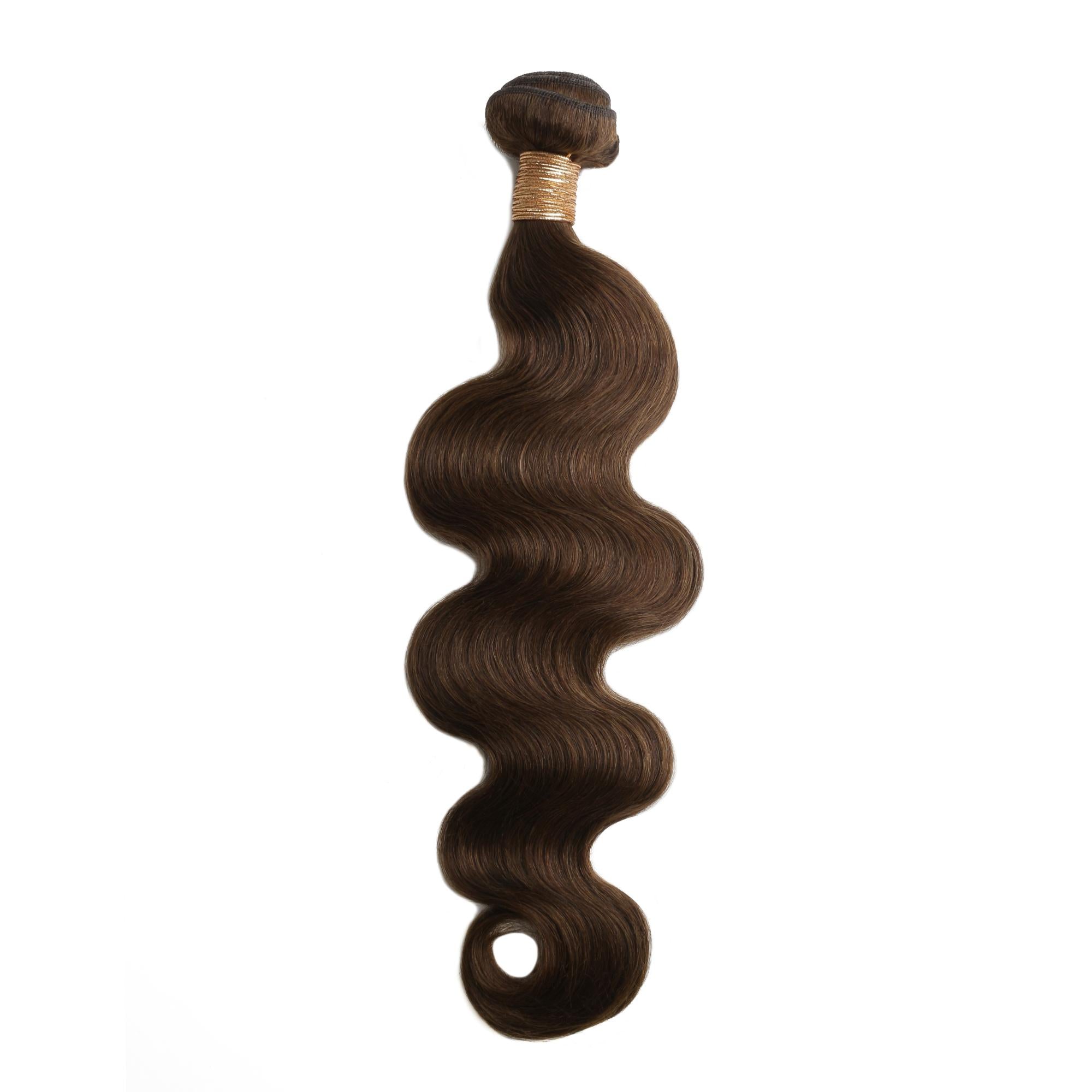 Medium Brown Body Wave 100% Human Hair Bundles
