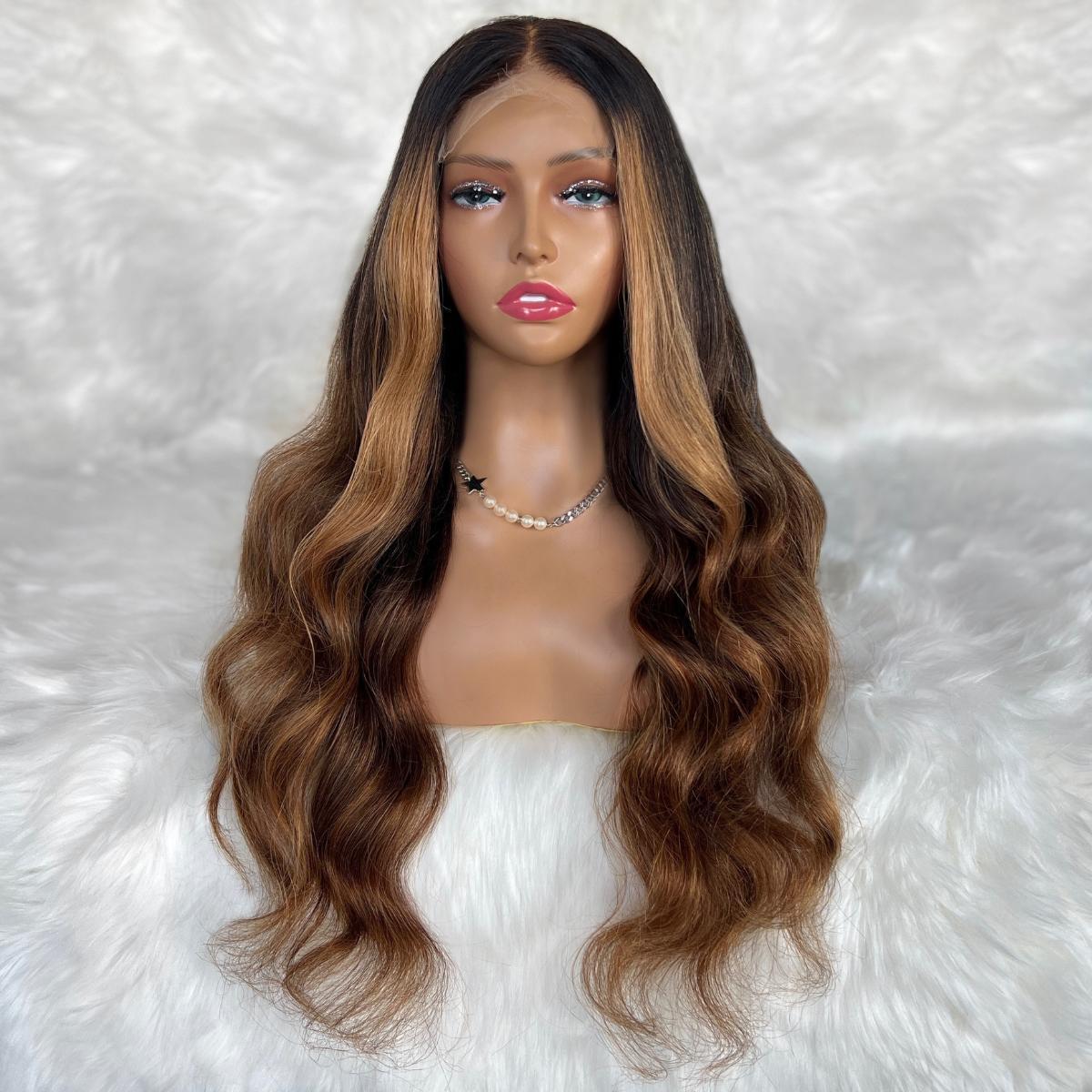 Mystique Glueless 5x5 HD Lace Professionally Colored 100% Human Hair Closure Wig