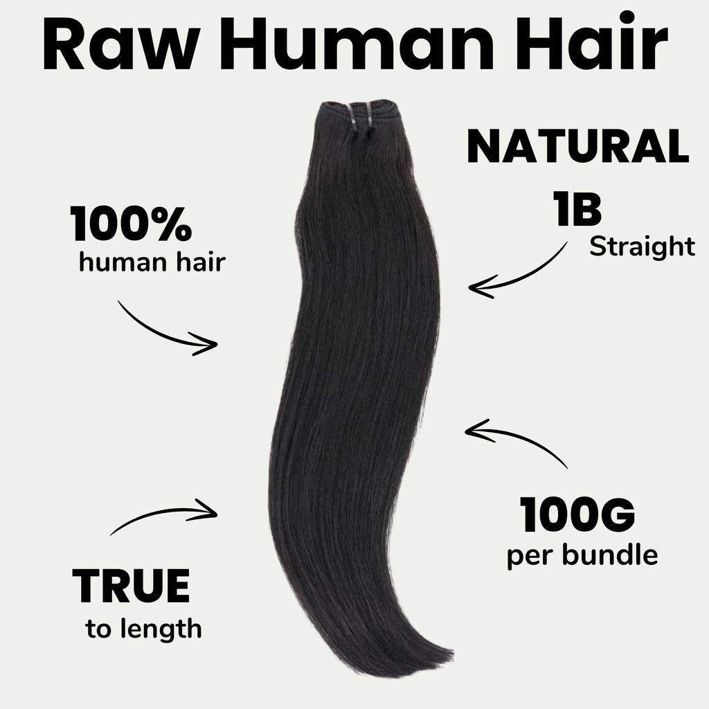 Raw Vietnamese Straight 100% Human Hair Bundles