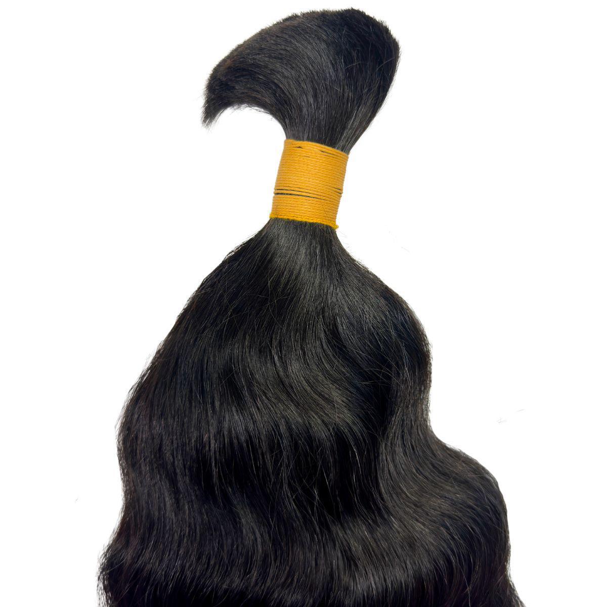 Raw Indian Curly Bulk 100% Human Braiding Hair