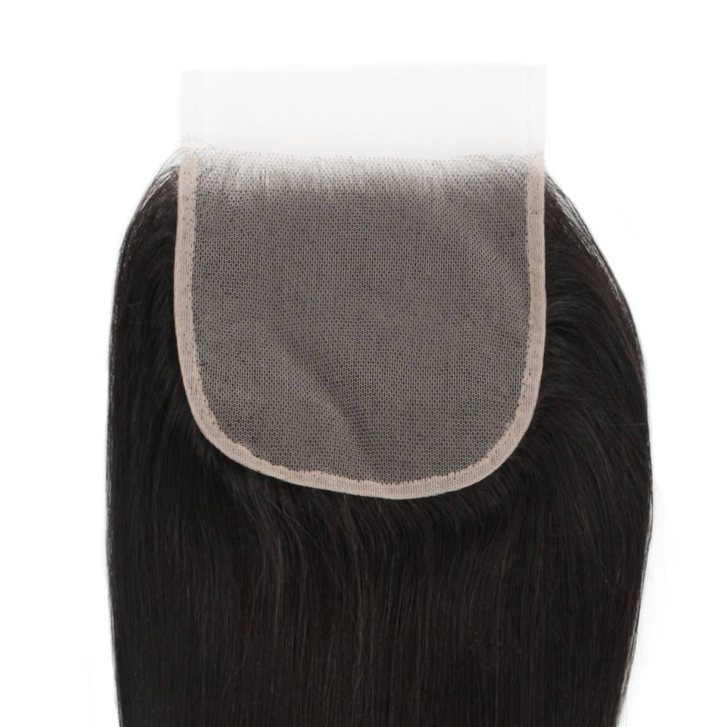 Straight 5x5 Transparent Lace Human Hair Closure