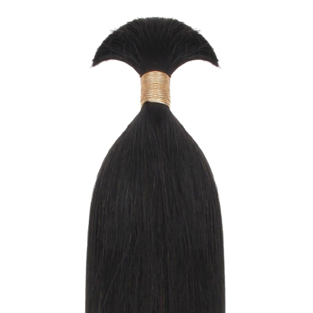 Straight Bulk 100% Human Braiding Hair