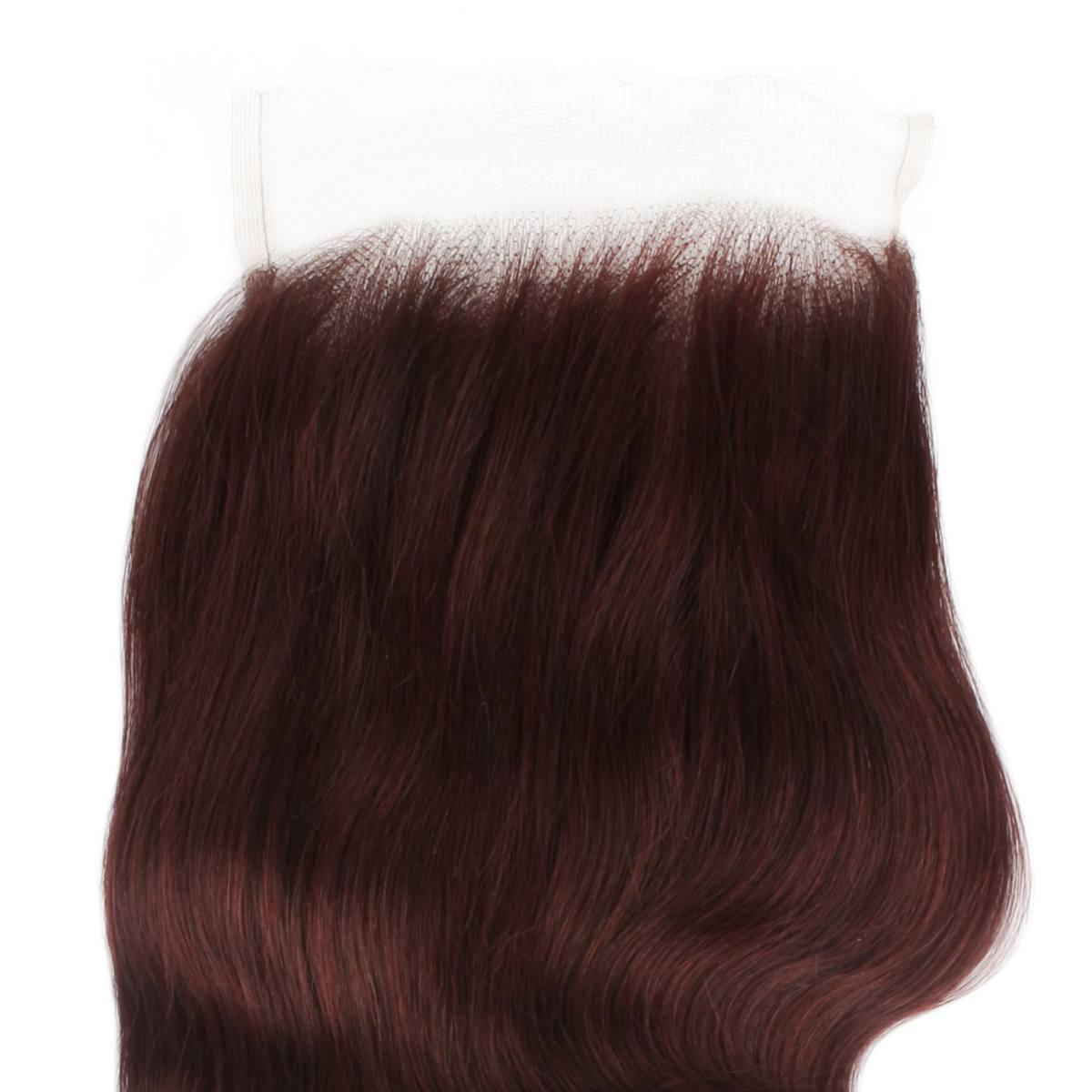 Burgundy Body Wave 5x5 HD Lace Human Hair Closure
