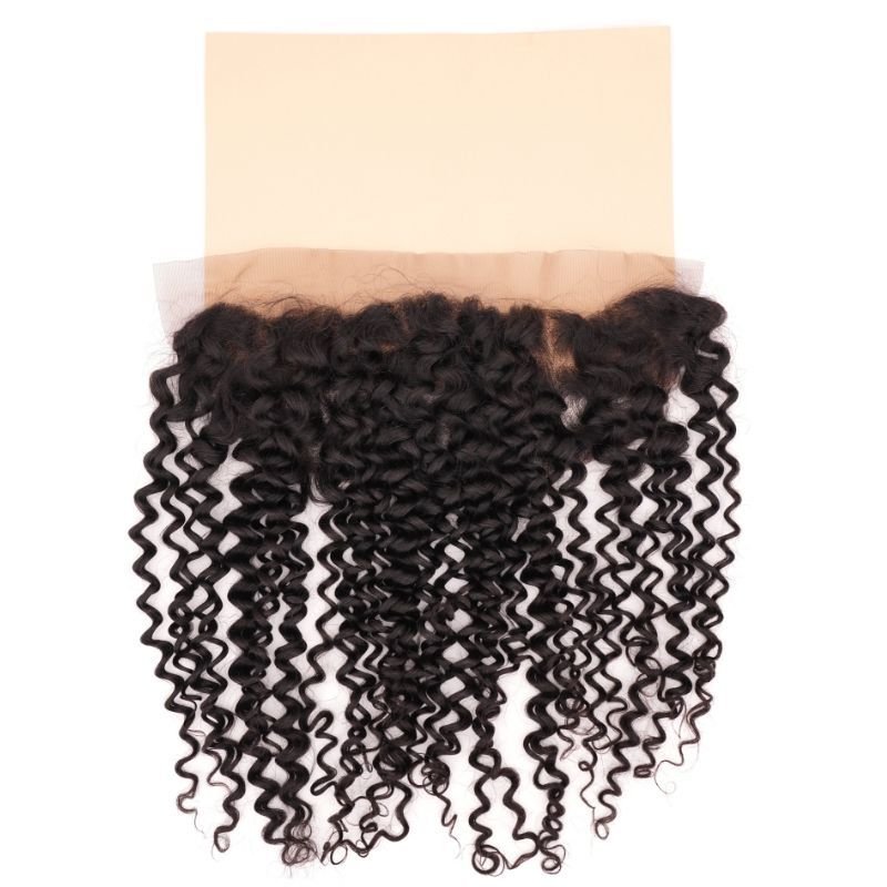 Kinky Curly 13x4 Transparent Lace Human Hair Frontal