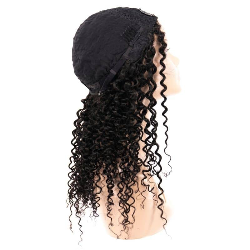 Kinky Curly U Part 100% Human Hair Wig