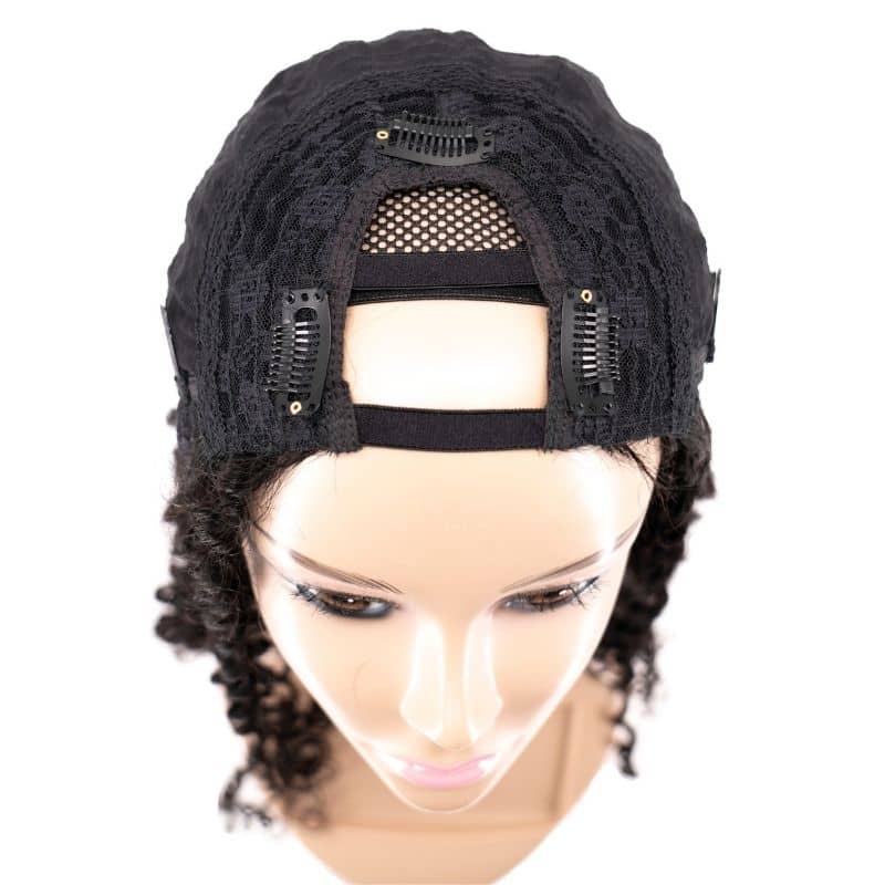Kinky Curly U Part 100% Human Hair Wig